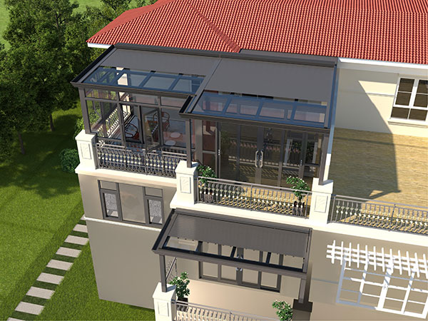 雙電機戶外鋁合金天幕